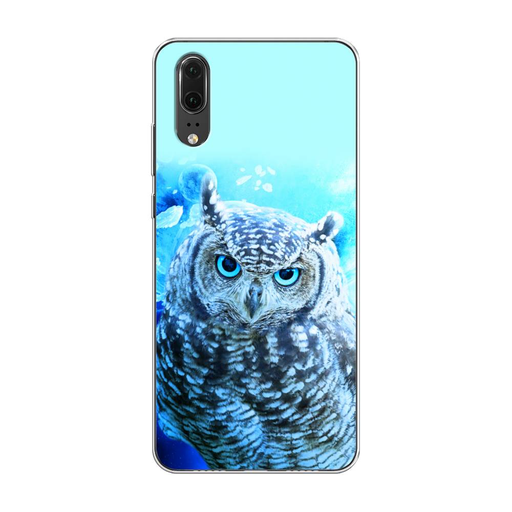 фото Чехол awog "сова арт 7" для huawei p20