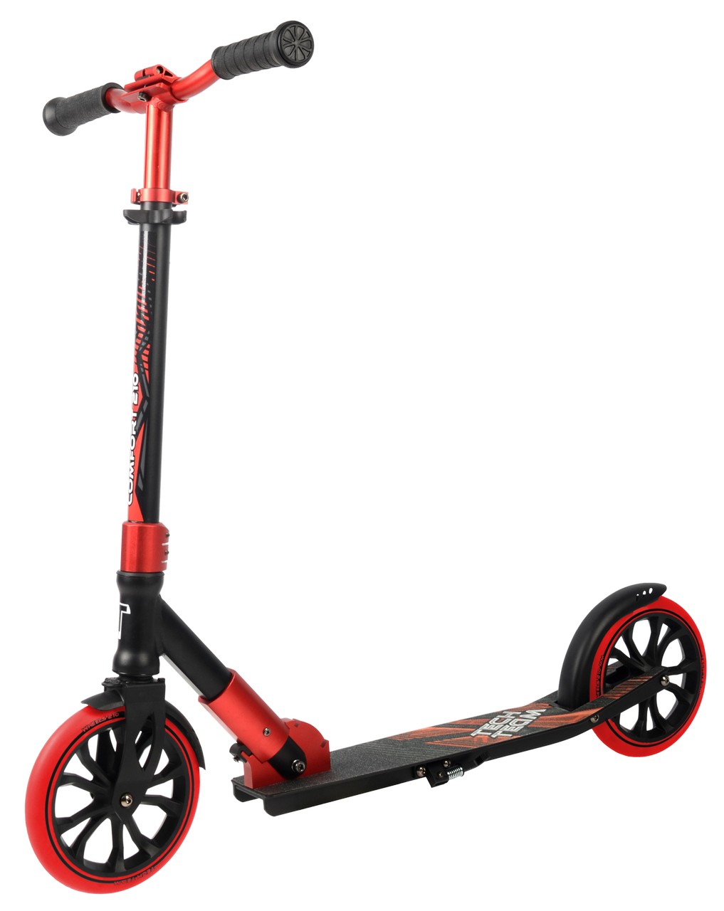 

Самокат Tech Team Comfort 210R 2022, красный с чёрным TTComfort210R2022Red