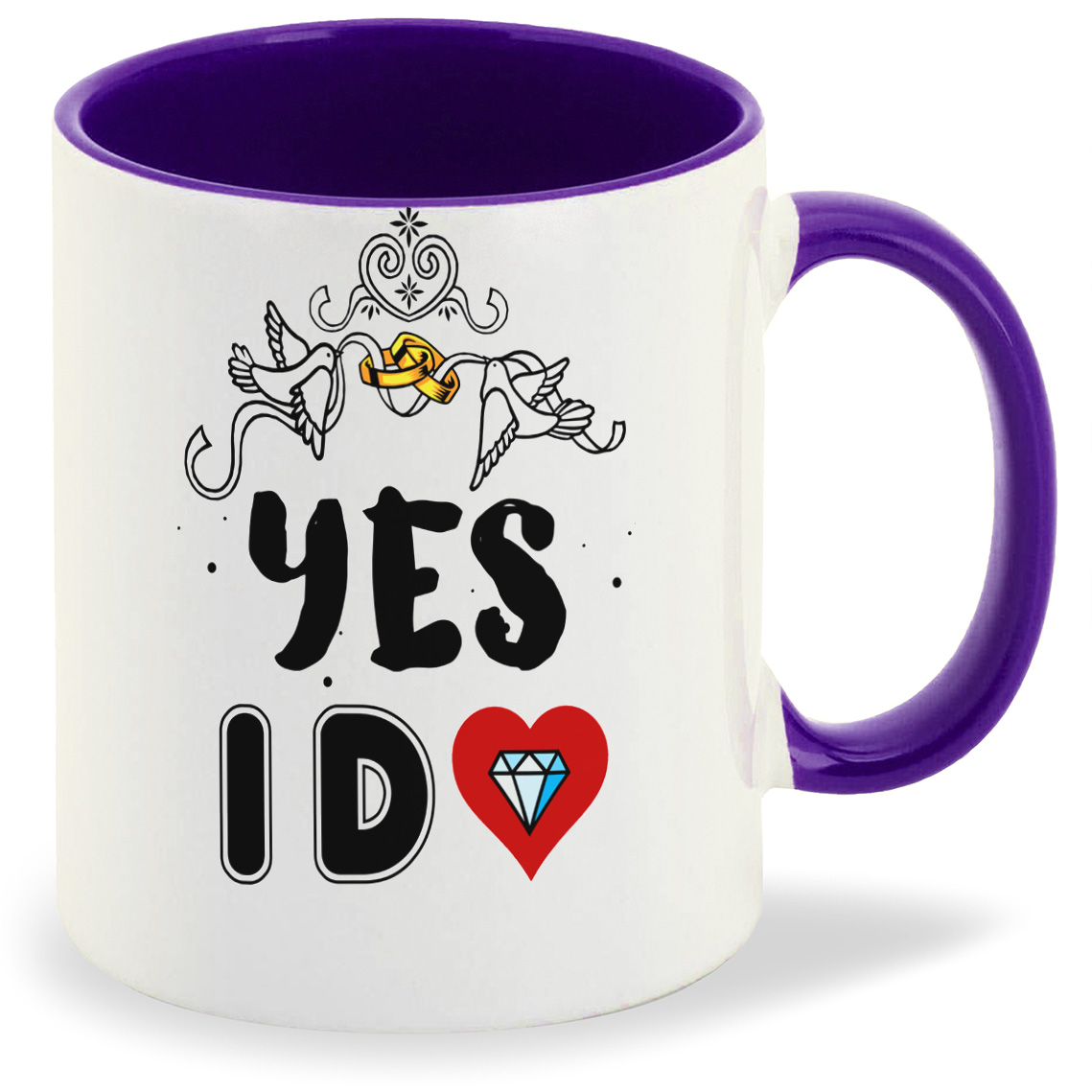

Кружка CoolPodarok YES I DO, YES I DO