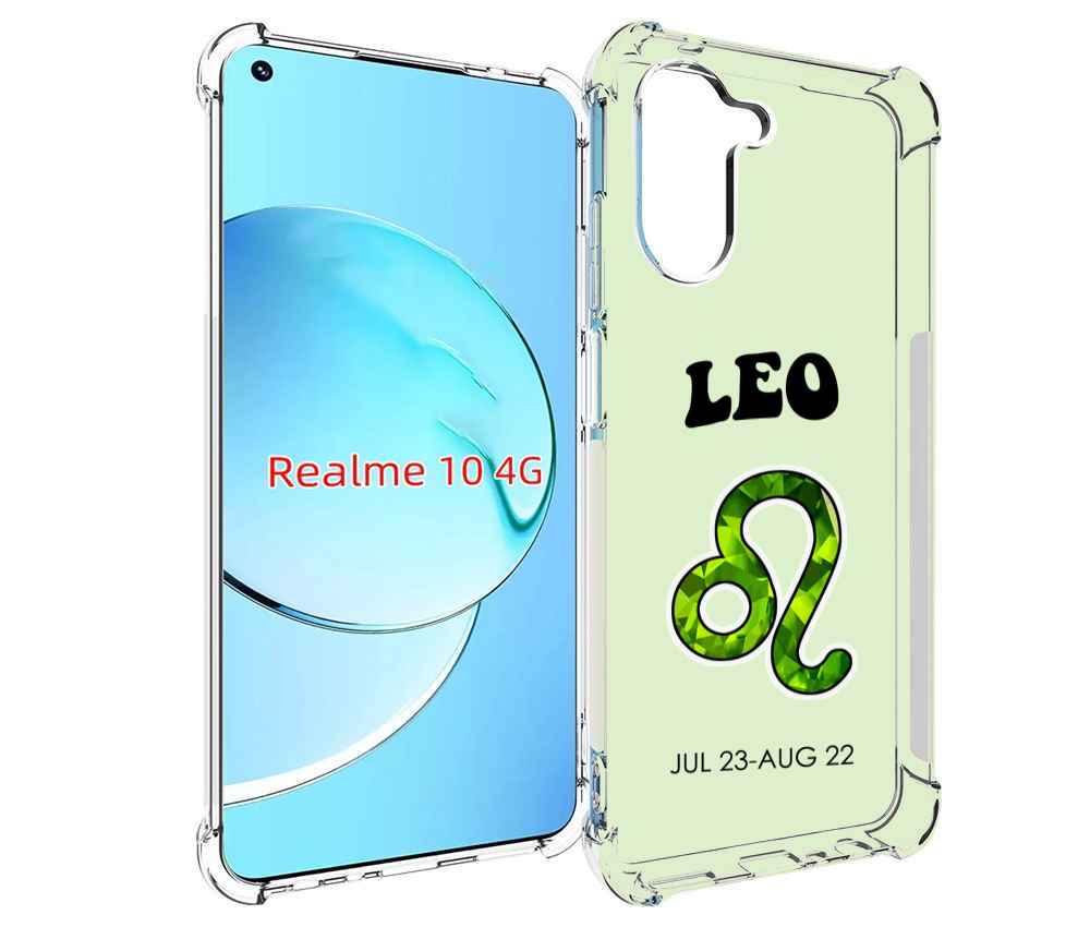 

Чехол MyPads знак зодиака лев 1 для Realme 10, Прозрачный, Tocco