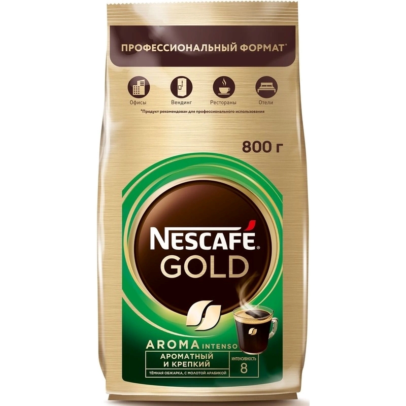 

Кофе растворимый Nescafe сублимированный, 800 г