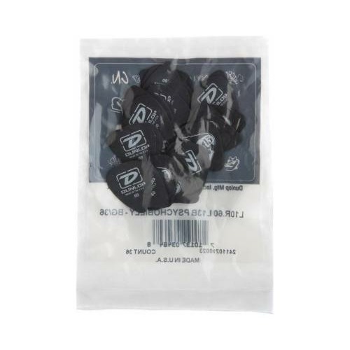 

Медиатор DUNLOP L10R060 PSYCHOBILLY-36/BG, Черный;белый, L10R060 PSYCHOBILLY-36/BG