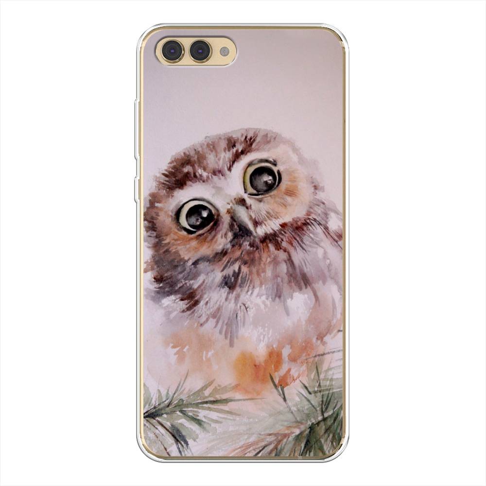 

Чехол Awog на Honor V10 (View 10) "Сова для розовом", Розовый;коричневый, 65150-1