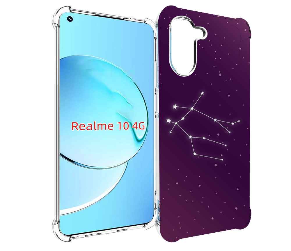 

Чехол MyPads знак-зодиака-близнецы-4 для Realme 10, Прозрачный, Tocco