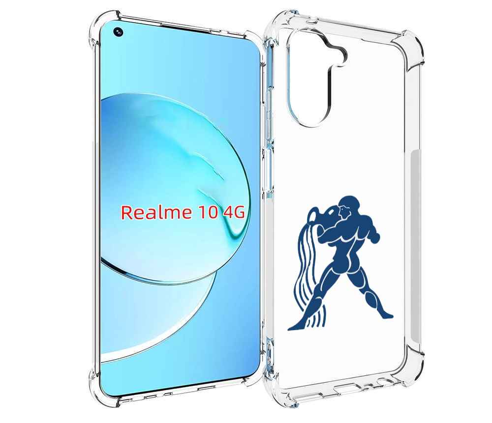 

Чехол MyPads знак-зодиака-водолей7 для Realme 10, Прозрачный, Tocco