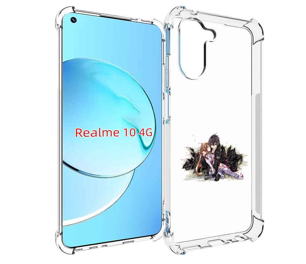 

Чехол MyPads аниме асуна для Realme 10, Прозрачный, Tocco