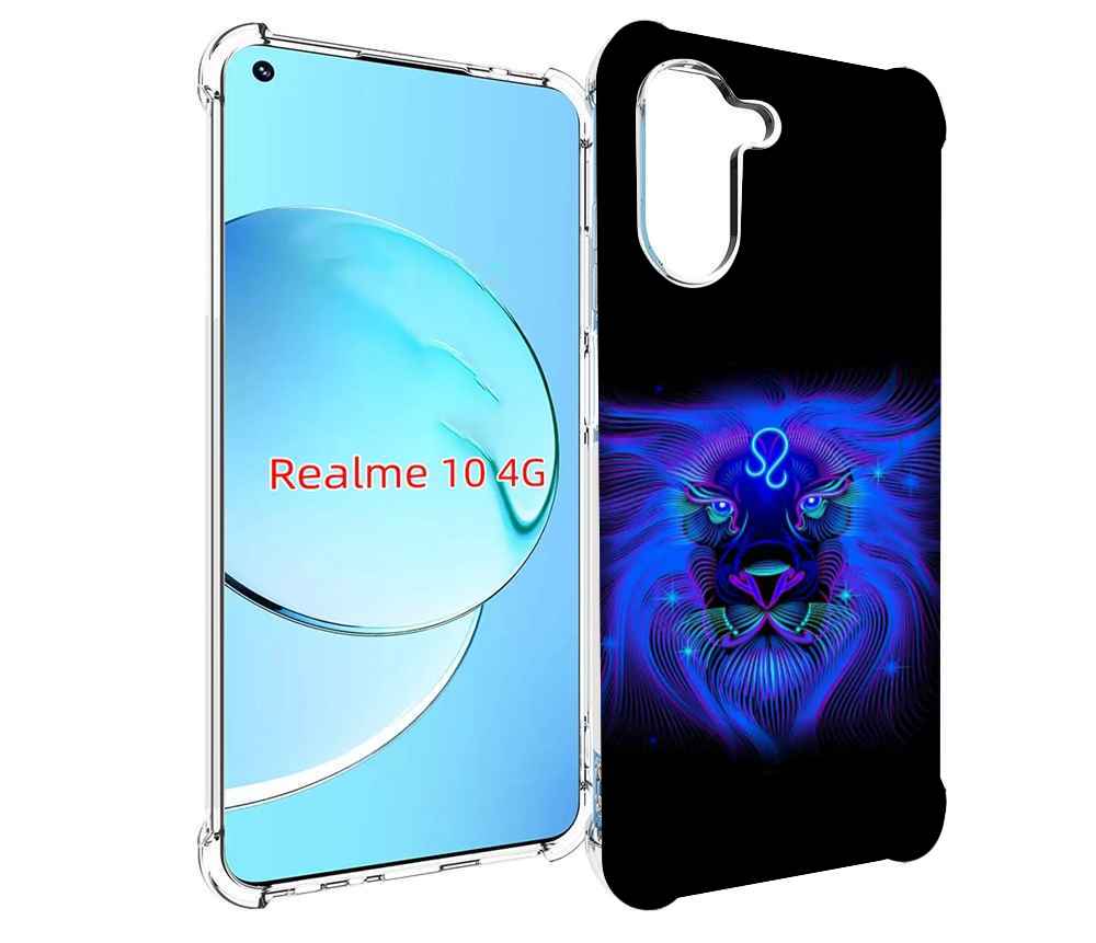 

Чехол MyPads знак-зодиака-лев-3 для Realme 10, Прозрачный, Tocco