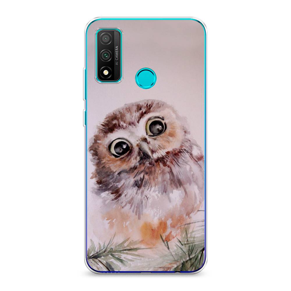 фото Чехол awog "сова для розовом" для huawei p smart 2020