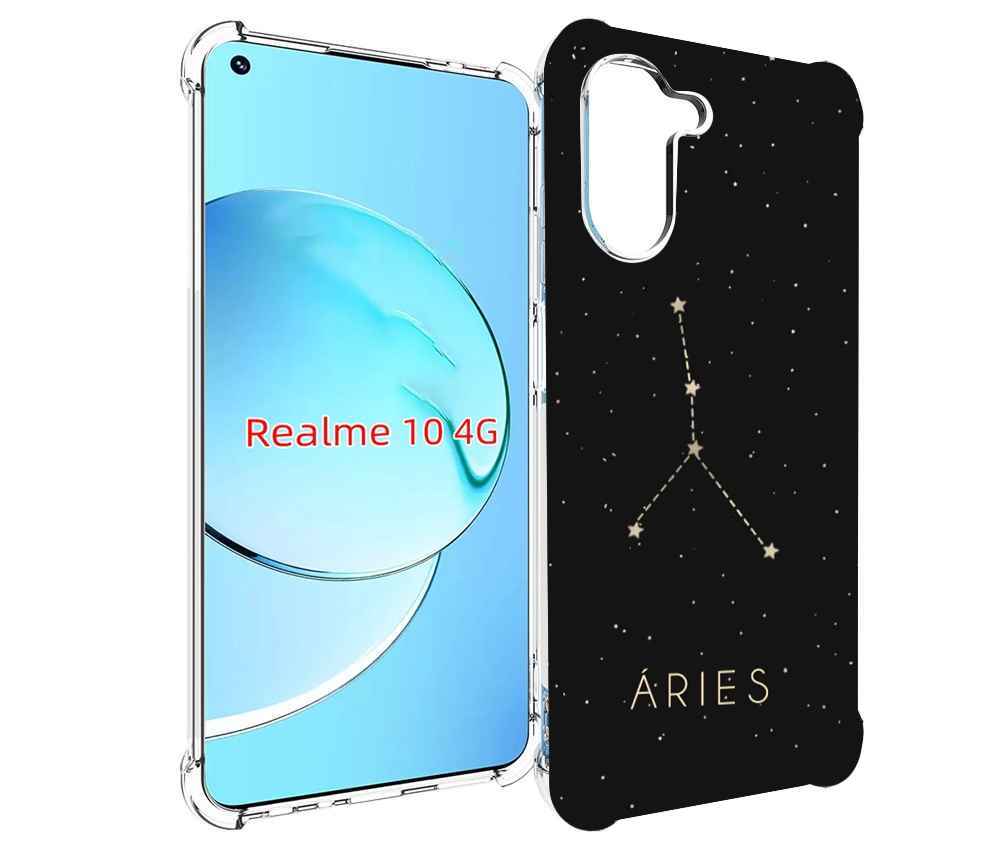 

Чехол MyPads знак-зодиака-овен-3 для Realme 10, Прозрачный, Tocco