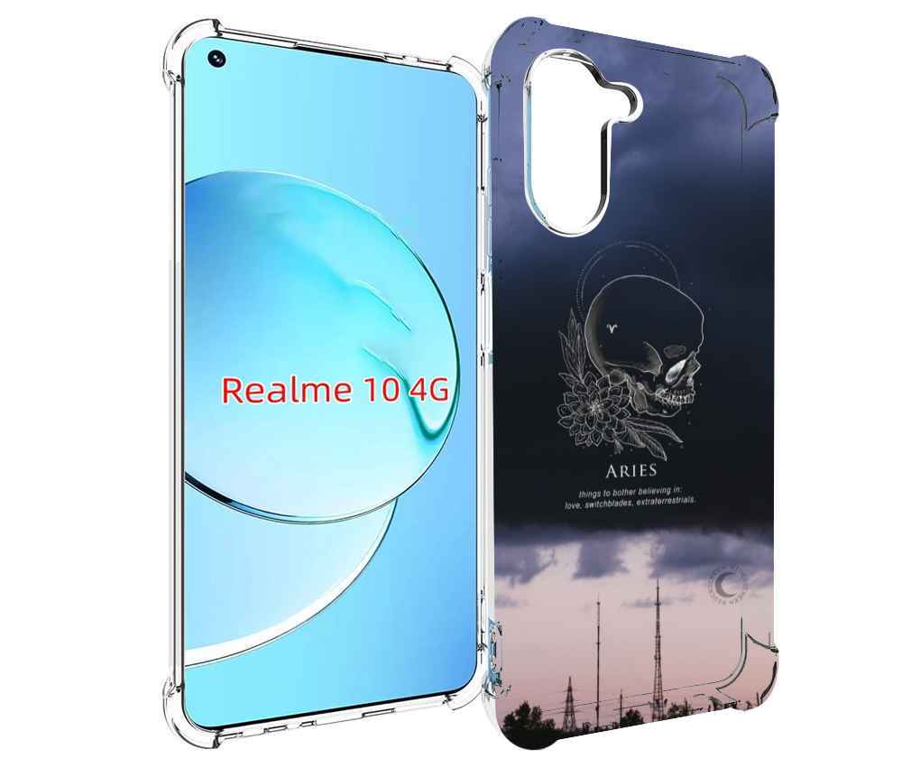 

Чехол MyPads знак-зодиака-овен-4 для Realme 10, Прозрачный, Tocco