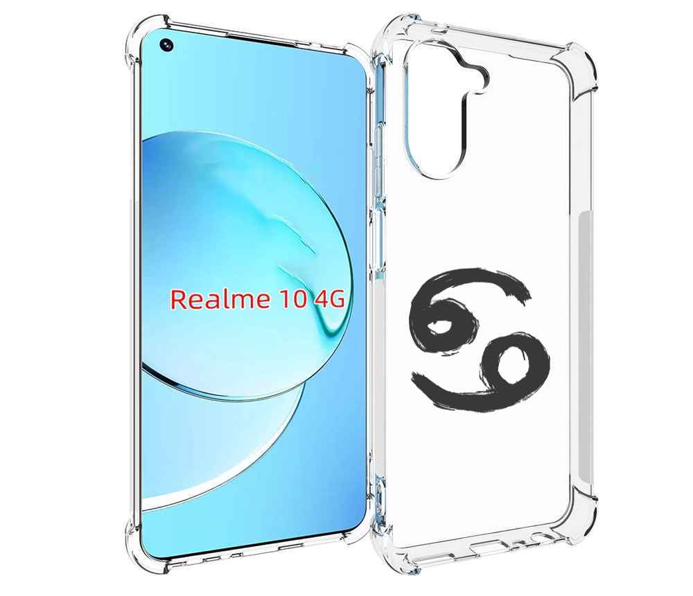 

Чехол MyPads знак-зодиака-рак-6 для Realme 10, Прозрачный, Tocco