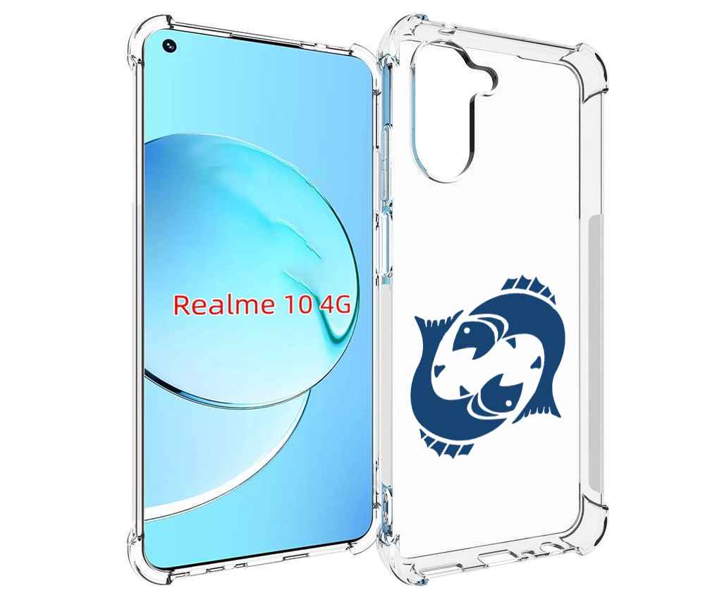 

Чехол MyPads знак-зодиака-рыбы-7 для Realme 10, Прозрачный, Tocco