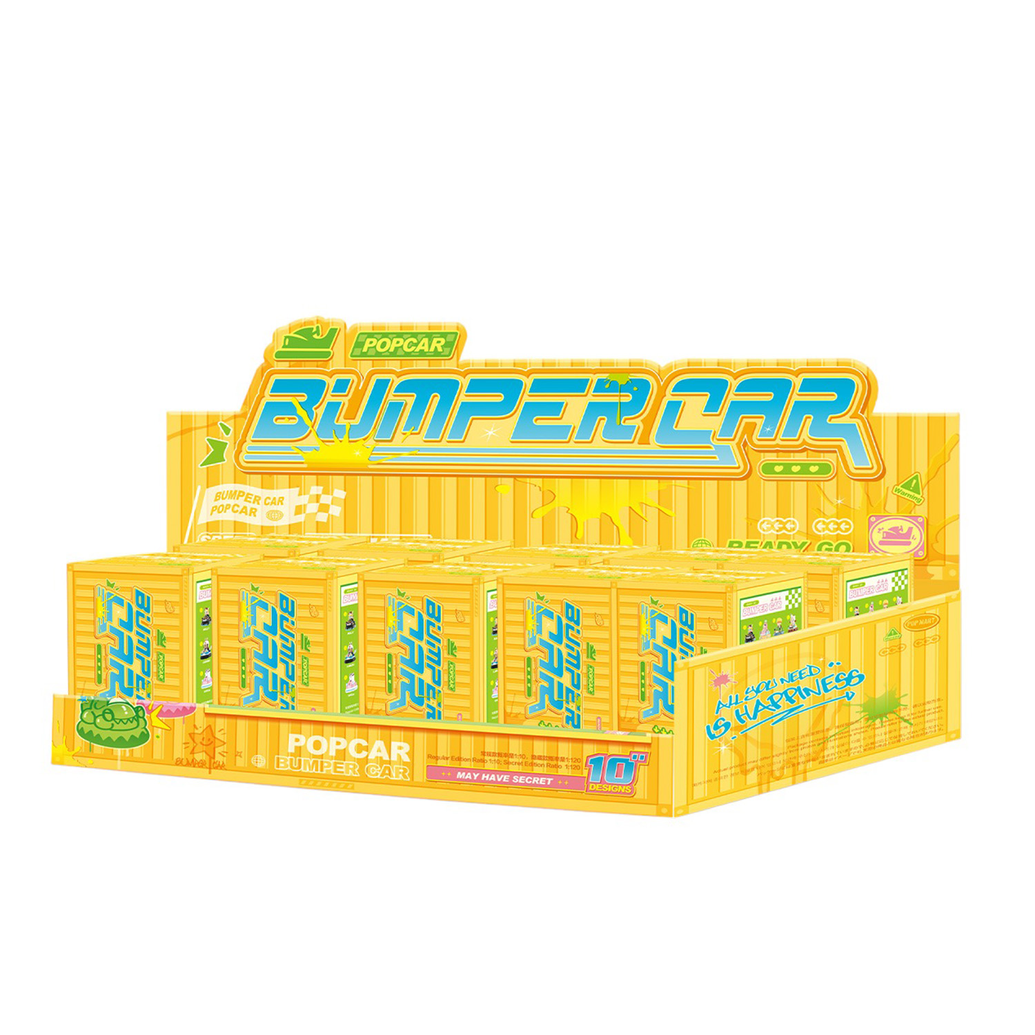 Дисплей Pop Mart Popcar Bumper Car