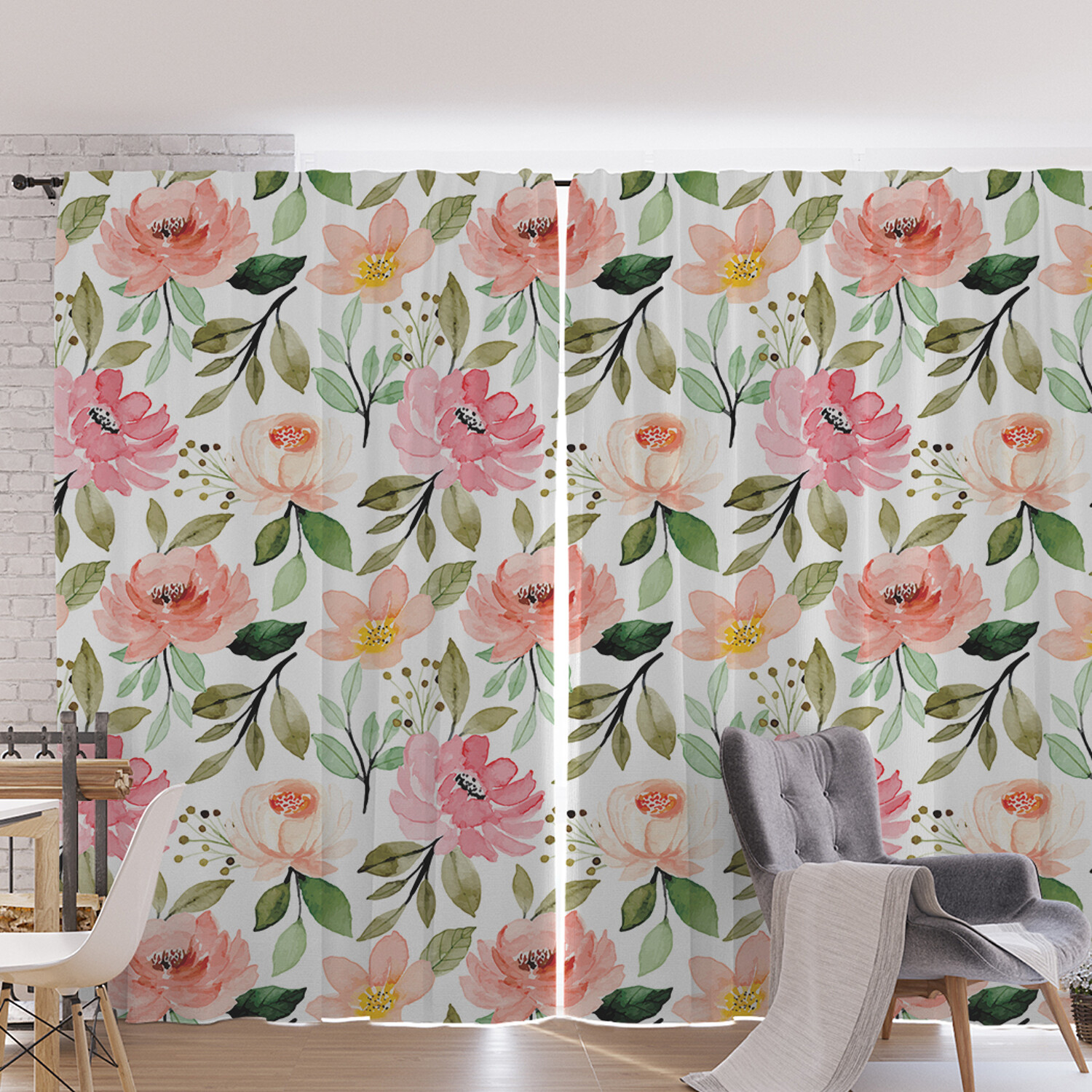 

Фотошторы Дары флоры 170х265 см 2 полотна оксфорд, Дары флоры