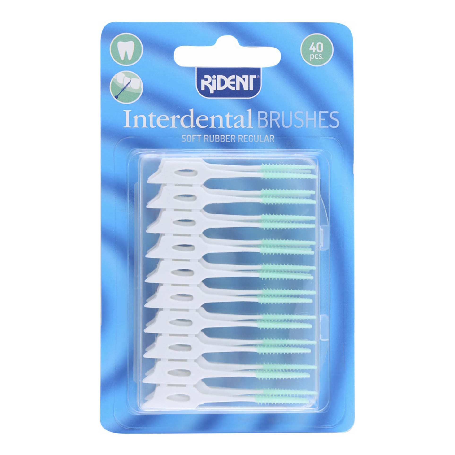 

Межзубная щетки rident 40шт, Белый