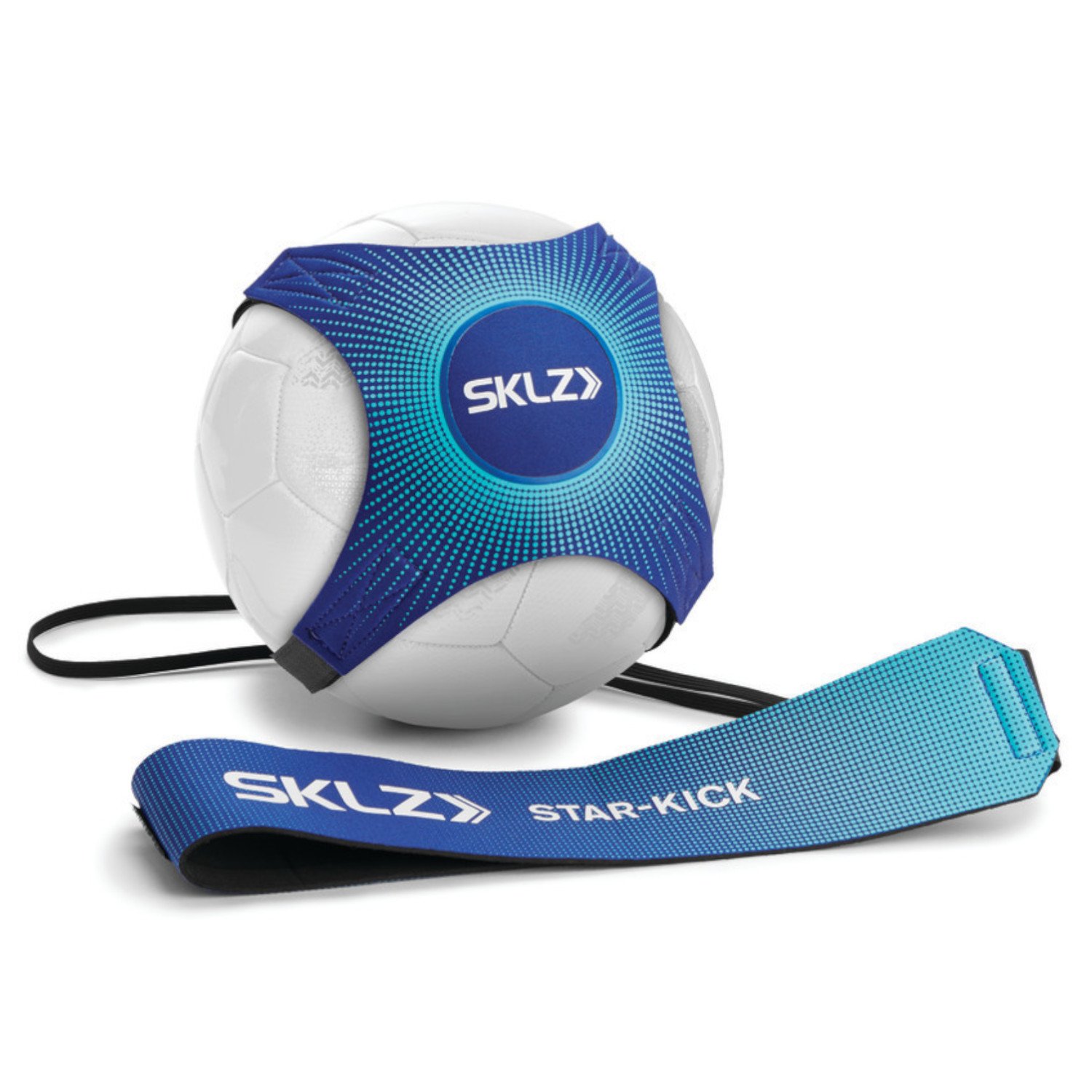 Тренажер для отработки ударов Star-Kick METALLIC BLU тренажер возвратной подачи мяча sklz 360 kick out shar 001
