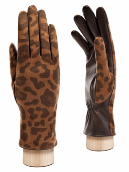 

Перчатки женские ELEGANZZA 01-00040148 коричневые, р, Коричневый, 01-00040148
