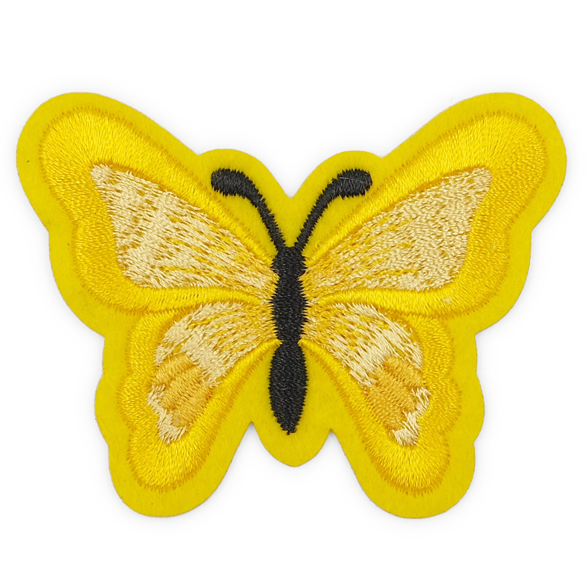 Термоаппликация Бабочка, 5,4*7см, Hobby&Pro (желтый)