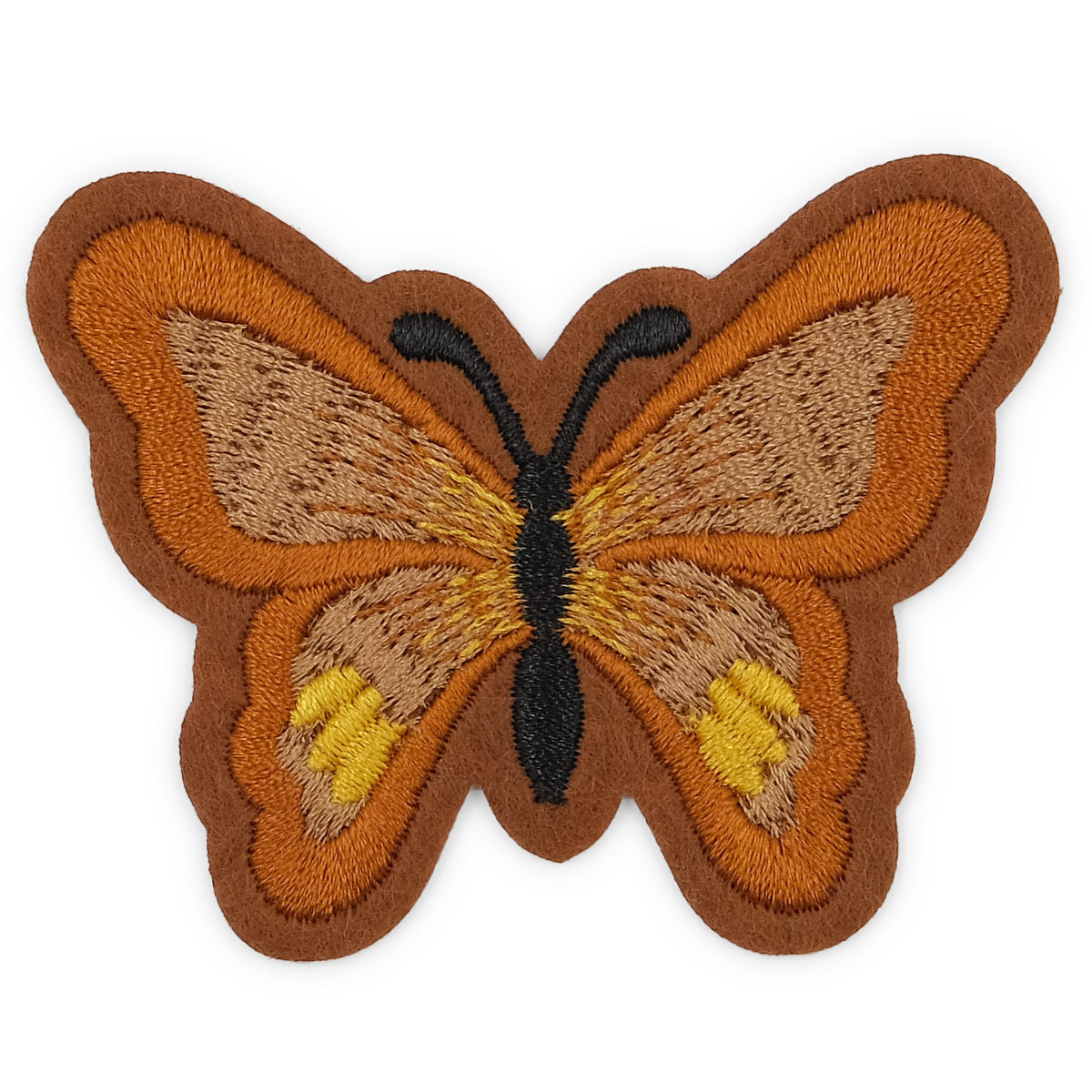 Термоаппликация Бабочка, 5,4*7см, Hobby&Pro (коричневый)