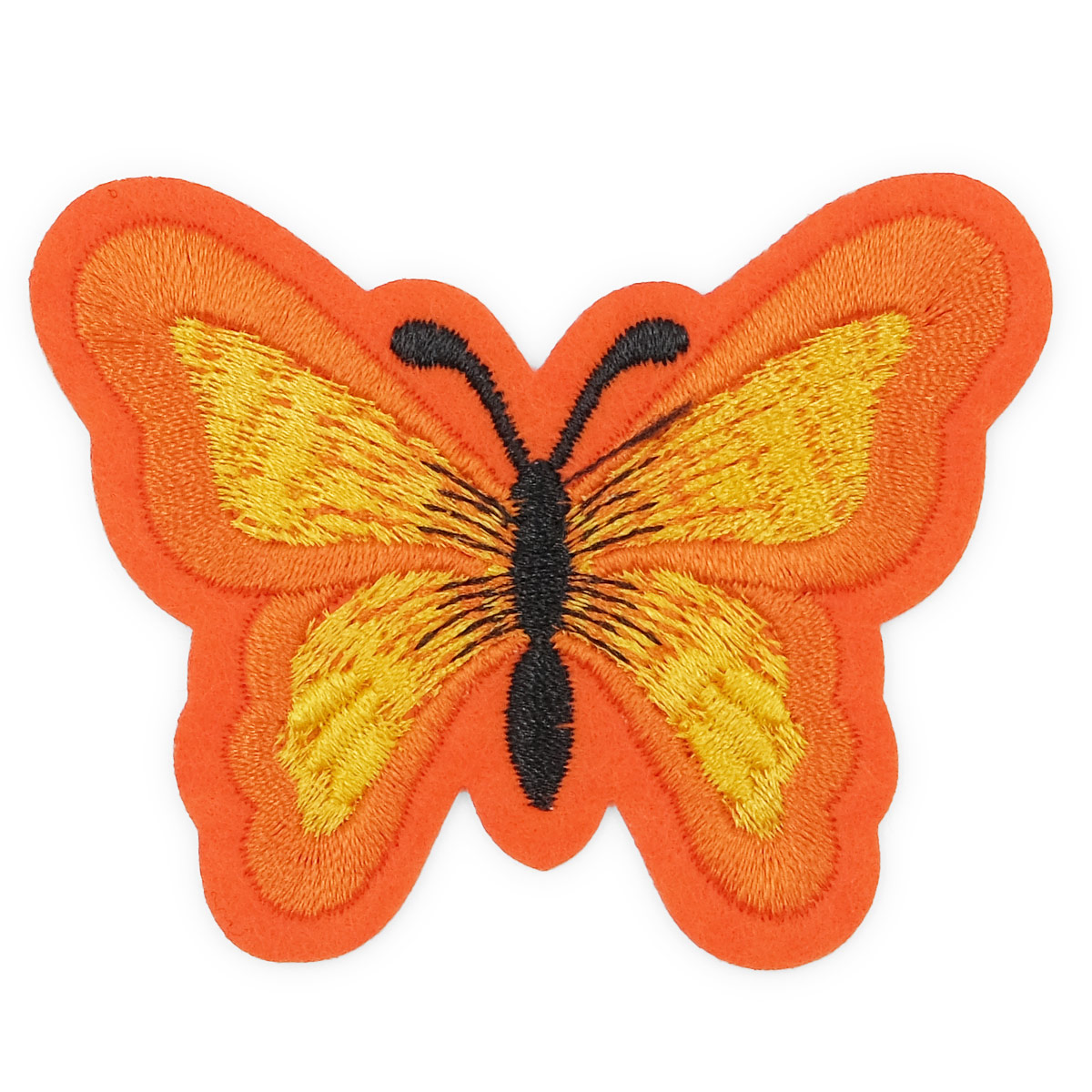 Термоаппликация Бабочка, 5,4*7см, Hobby&Pro (оранжевый)