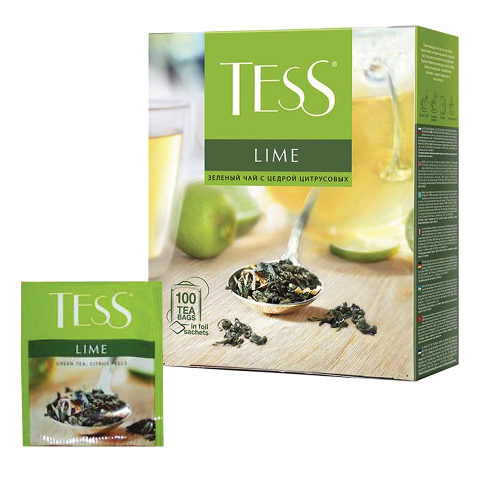 

Чай Tess Lime 100 пак 2 уп