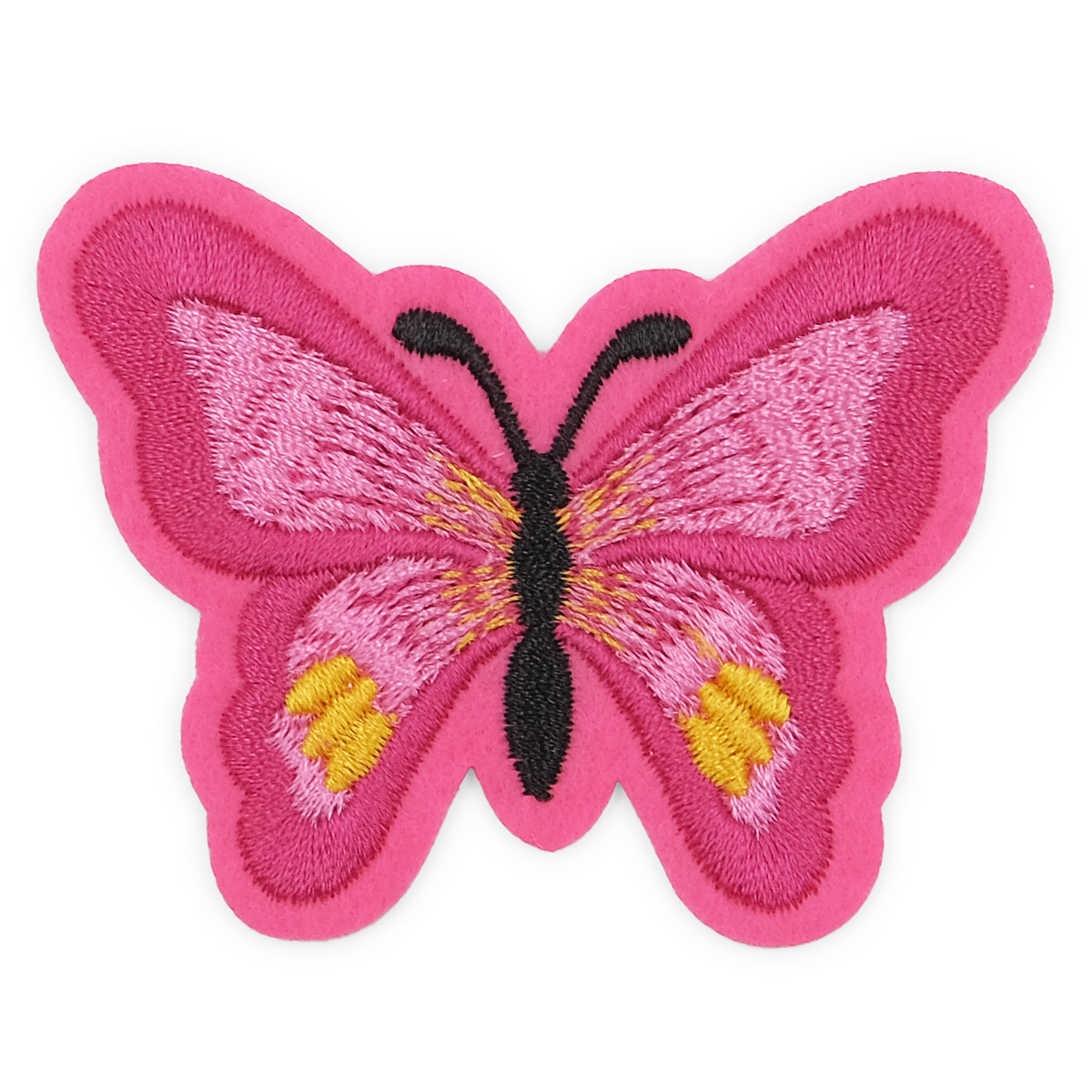 Термоаппликация Бабочка, 5,4*7см, Hobby&Pro (ярко-розовый)
