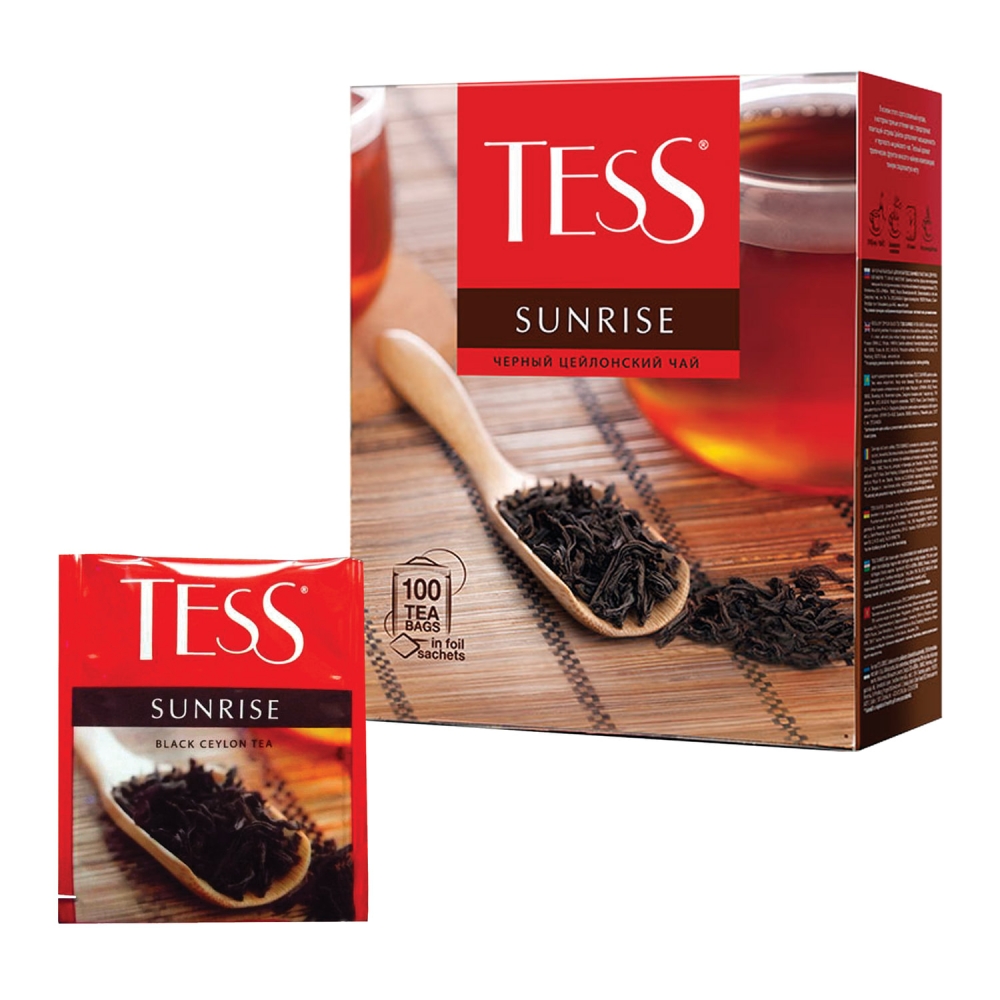 

Чай Tess Sunrise 100 пак 2 уп
