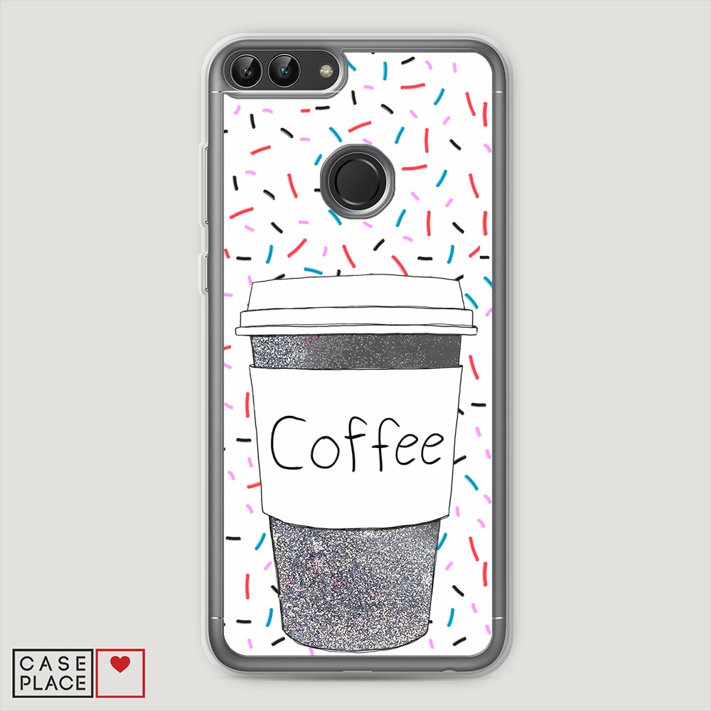 

Чехол Awog на Huawei P Smart "Coffee прозрачный стакан", Разноцветный, 64091-1