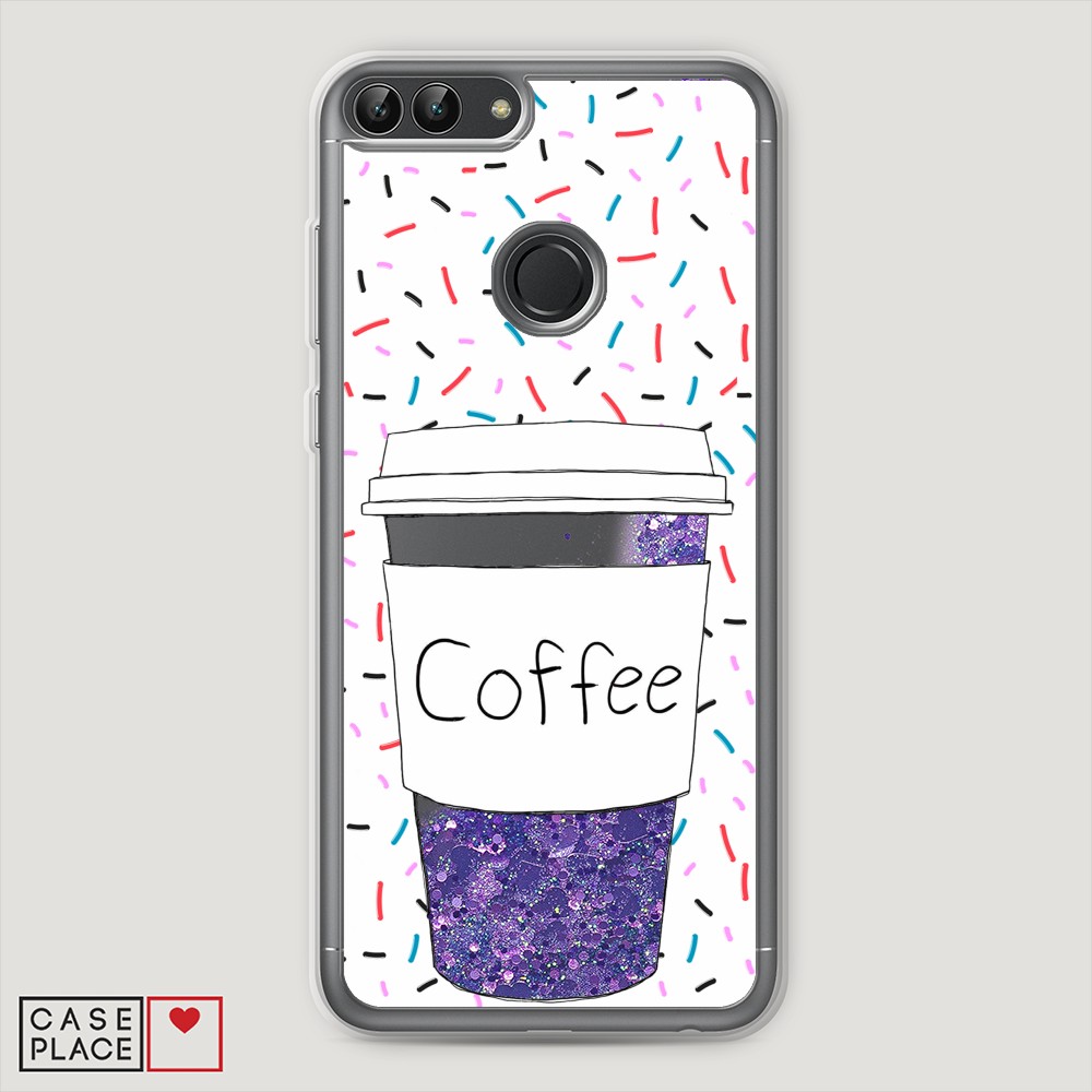 

Чехол Awog на Huawei P Smart "Coffee прозрачный стакан", Разноцветный, 64092-1