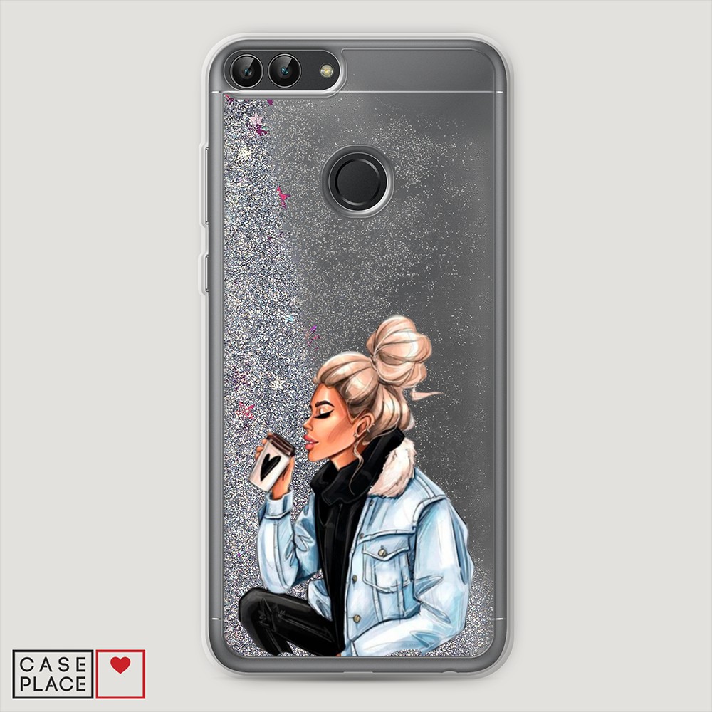 

Чехол Awog на Huawei P Smart "Cute girl", Разноцветный, 64091-1