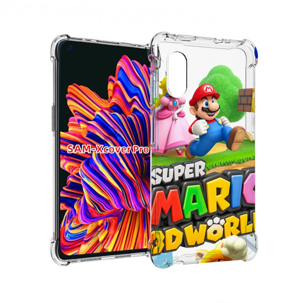 Чехол MyPads Super Mario 3D World для Samsung Galaxy Xcover Pro 1