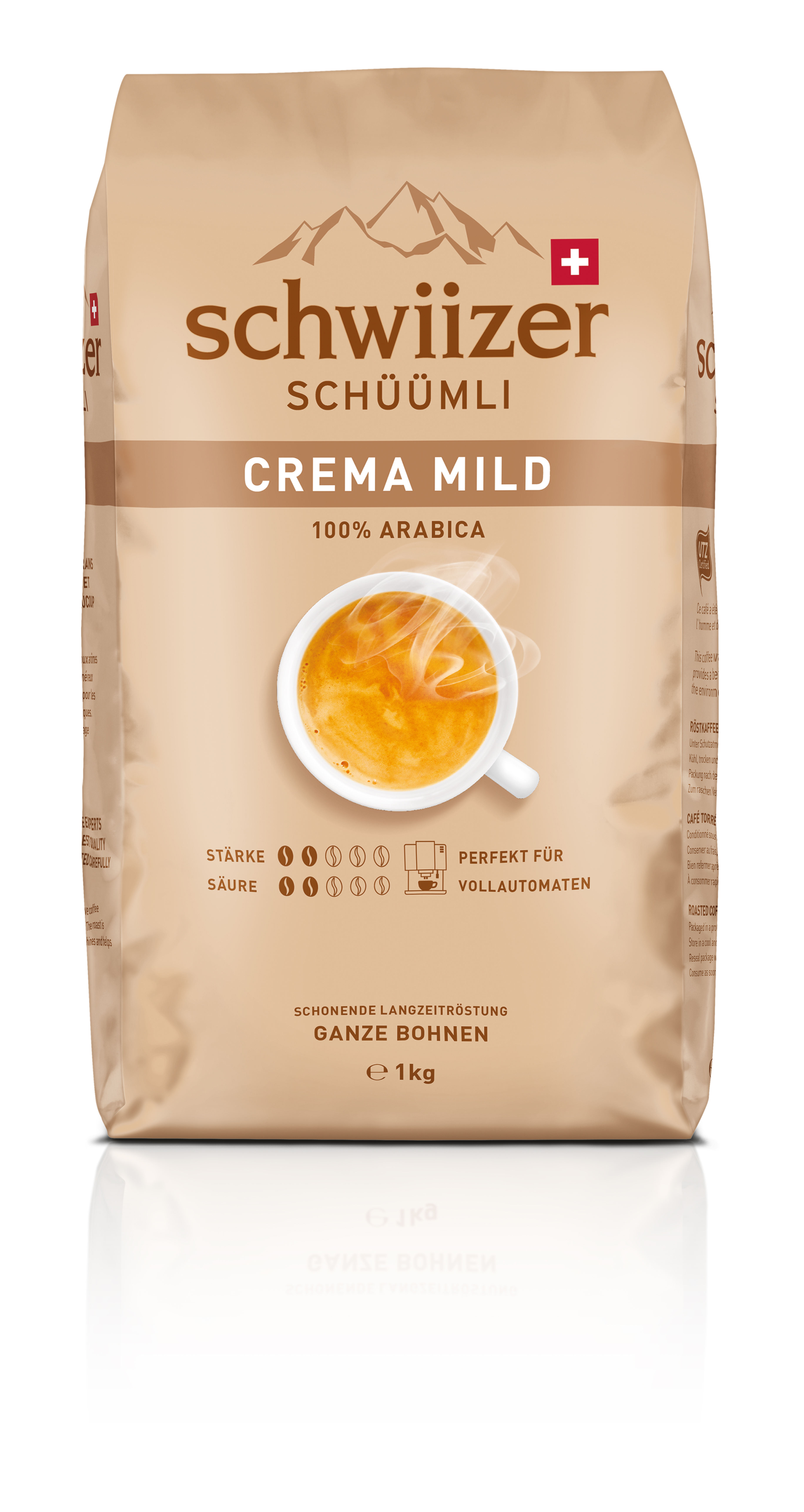 

Кофе в зернах Schwiizer mild 1000 г, Mild 1 кг