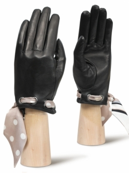 

Перчатки женские ELEGANZZA 00115644 черные, р. 6.5, 00115644