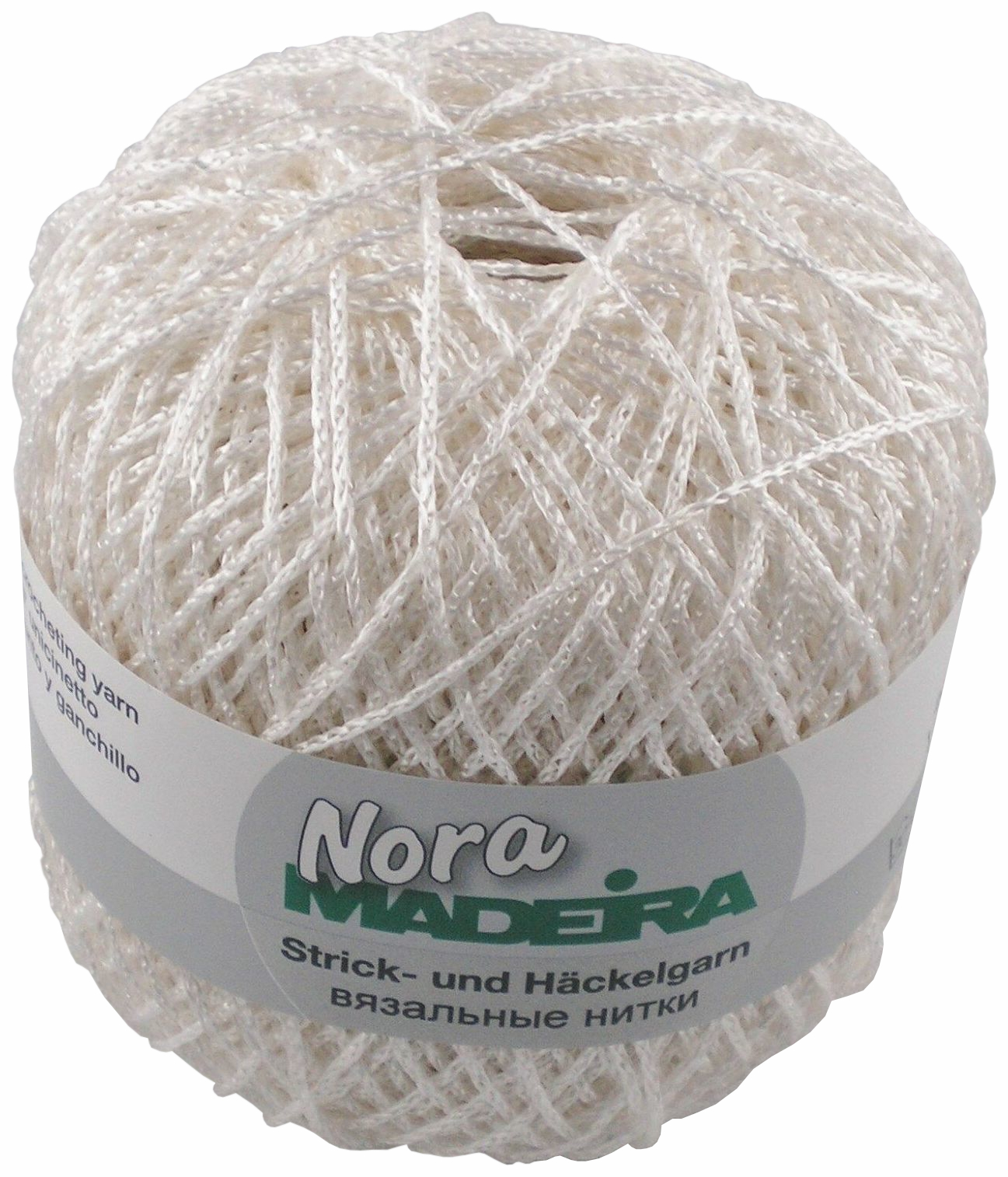 

Пряжа MADEIRA NORA (301), ультра белый, 5 шт. по 25 г