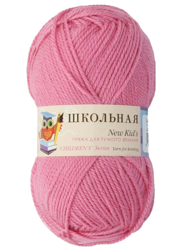 

Пряжа Пехорка Школьная (011), ярко-розовый, 5 шт. по 50 г