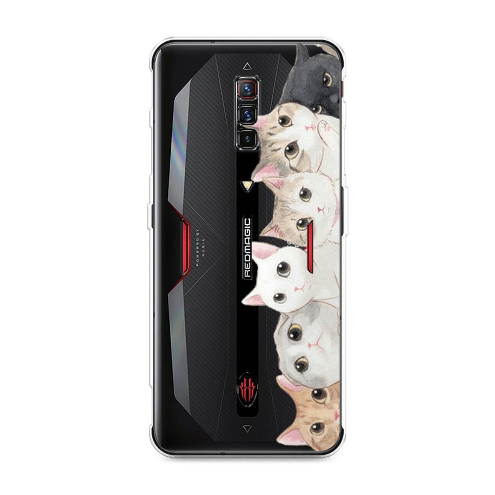 

Силиконовый чехол "Котики" на ZTE Nubia Red Magic 6, Котики