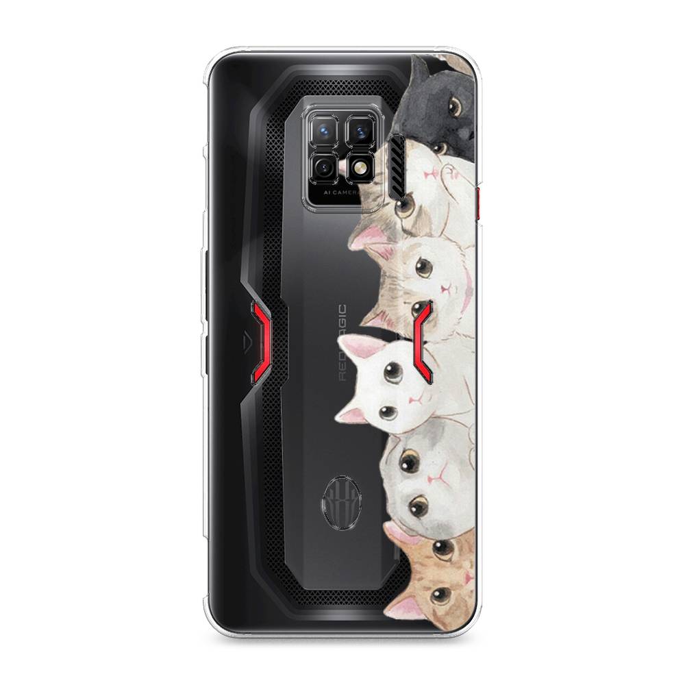 

Силиконовый чехол "Котики" на ZTE Nubia Red Magic 7 Pro, Котики