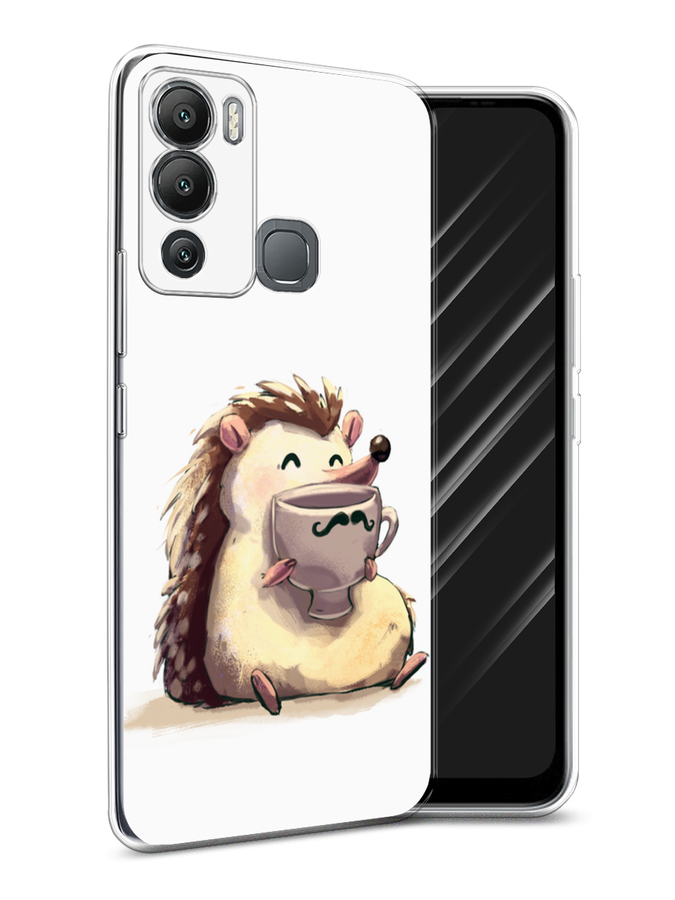 

Чехол Awog на Infinix Hot 12i "Еж кофеман", Разноцветный, 3101250-10