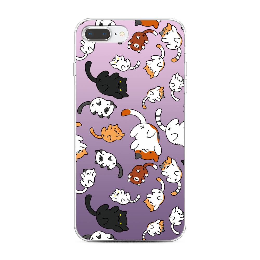 

Чехол Awog на Apple iPhone 8 Plus / Айфон 8 Plus "Котопад", Разноцветный, 10950-7