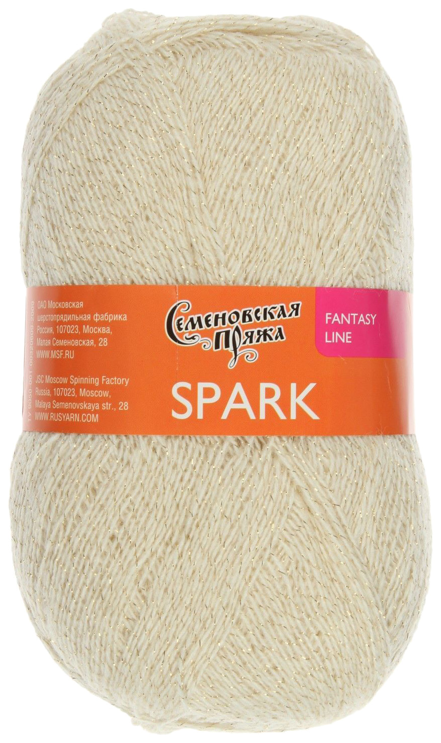 

Пряжа Семеновская Spark (7098), суровый-золото, 5 шт. по 100 г