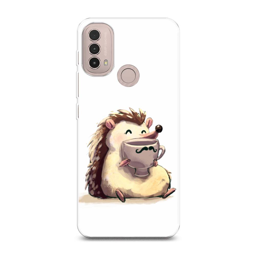 

Чехол Awog на Lenovo K14 Plus/Motorola Moto E20/E30/E40 "Еж кофеман", Разноцветный, 243650-10