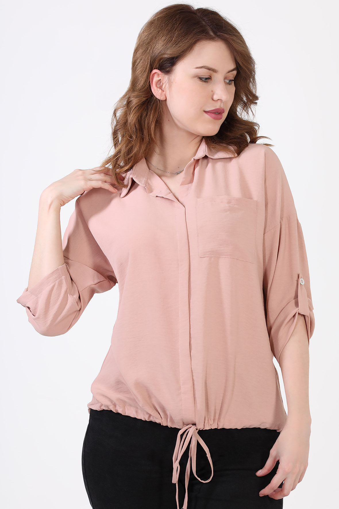 

Блуза женская AlmondShop 2В 7384.С1 розовая 50 RU, Розовый, 2В 7384.С1