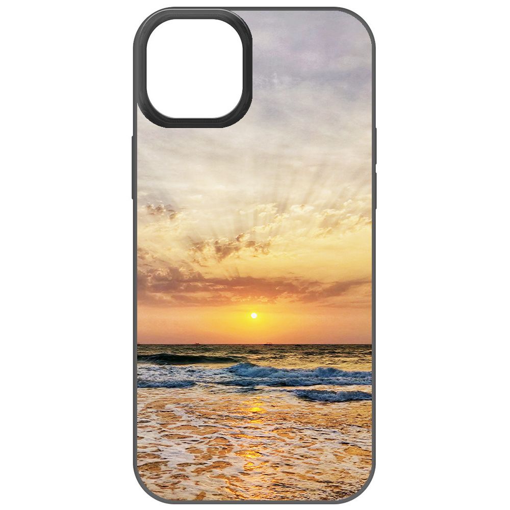

Чехол-накладка Krutoff Soft Case Индия, Пляжи Гоа для iPhone 15 Plus черный
