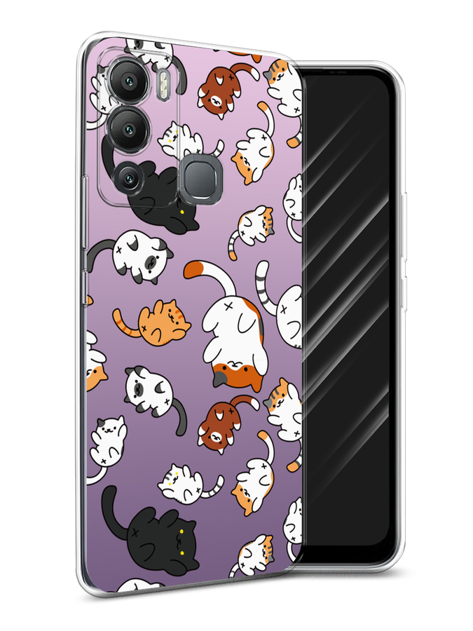 

Чехол Awog на Infinix Hot 12i "Котопад", Разноцветный, 3101250-7