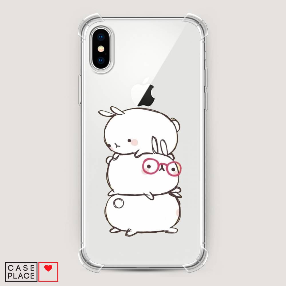 

Чехол Awog на Apple iPhone XS Max (10S Max) / Айфон XS Max (10S Max) "Бутерброд", Разноцветный, 11951-1