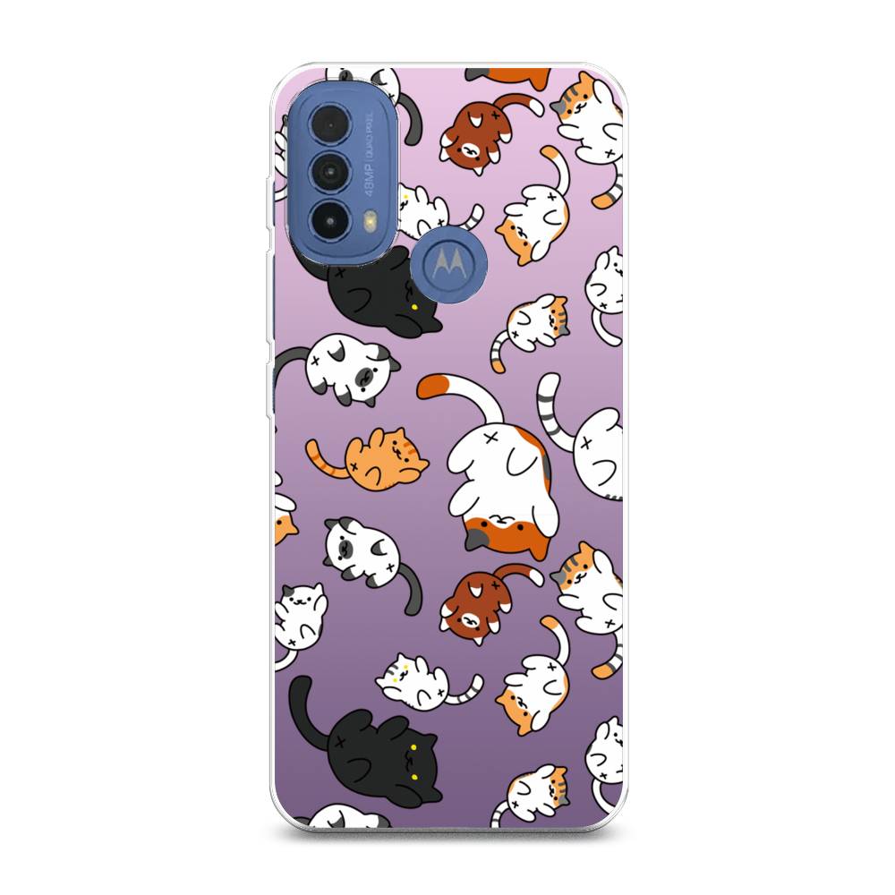 

Чехол Awog на Lenovo K14 Plus/Motorola Moto E20/E30/E40 "Котопад", Разноцветный, 243550-7