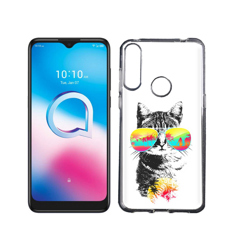 

Чехол MyPads Tocco для Alcatel 3L (2020) 5029Y крутой кот (PT159035.666.425), Tocco