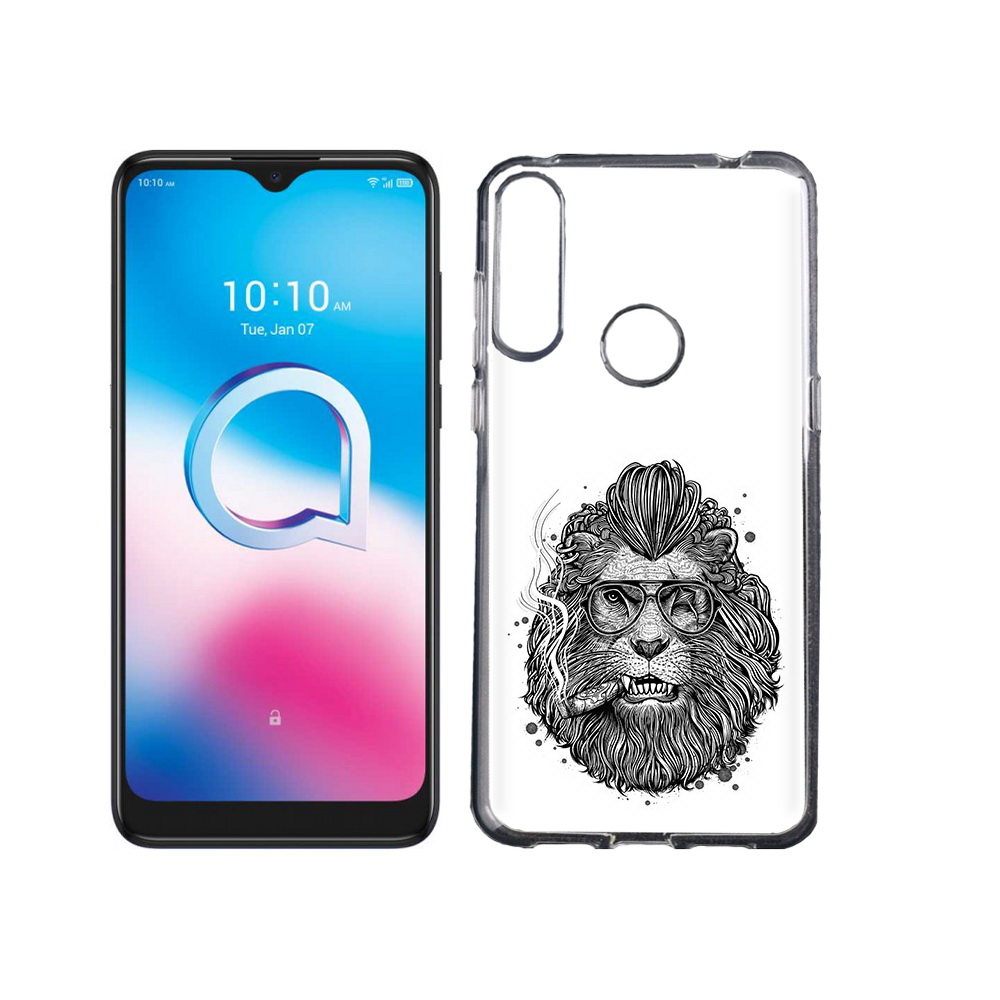 

Чехол MyPads Tocco для Alcatel 3L (2020) 5029Y курящий лев (PT159035.666.432), Tocco