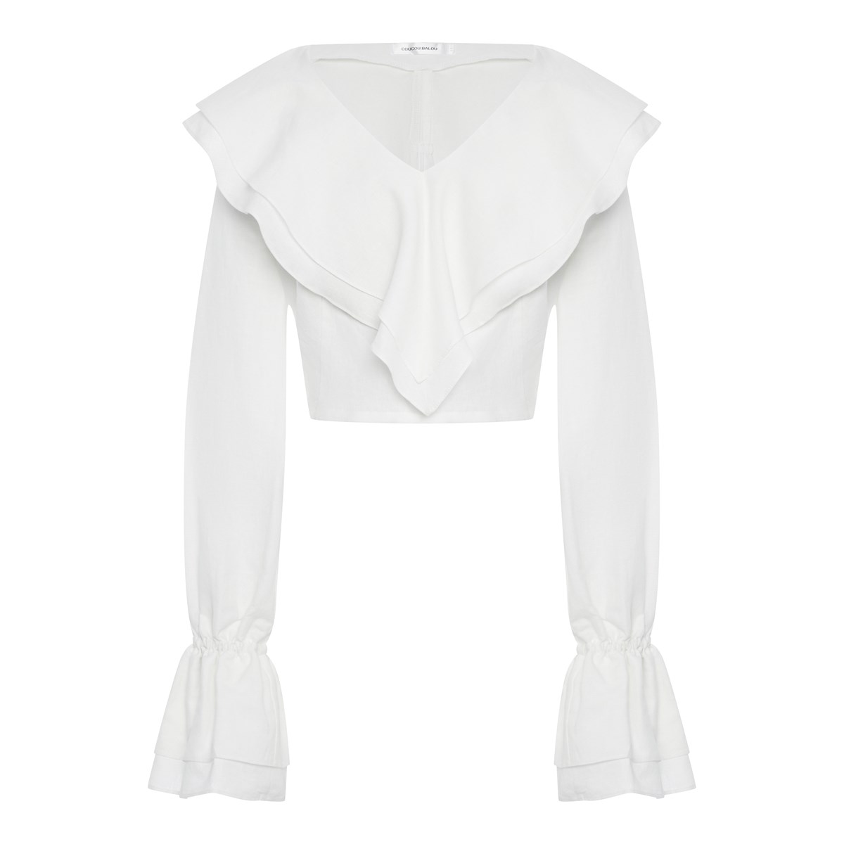

Блуза женская Coucou.Balou 30549 белая M/L, Белый, 30549