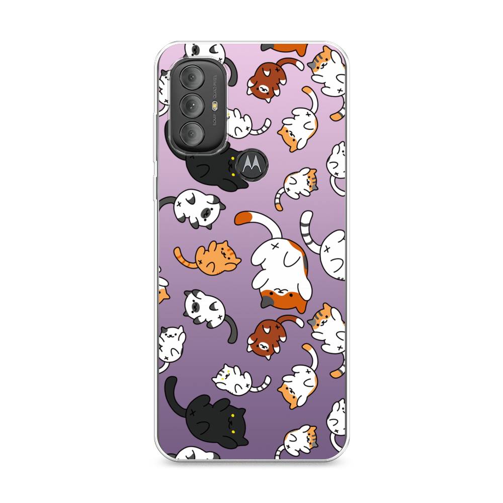 

Чехол Awog на Motorola Moto G Power 2022 "Котопад", Разноцветный, 242850-7